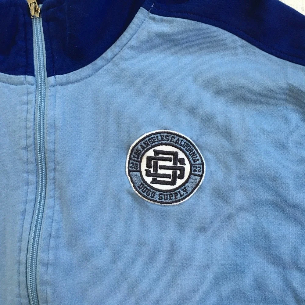 Dogg Supply By Snoop Dogg Track Jacket Full Zip Mens 2XL Streetwear 90s